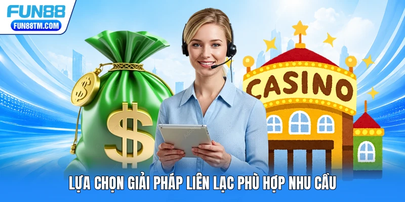 Lựa chọn giải pháp liên lạc phù hợp nhu cầu